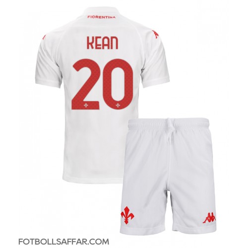 Fiorentina Moise Kean #20 Bortadräkt Barn 2024-25 Kortärmad (+ Korta byxor)